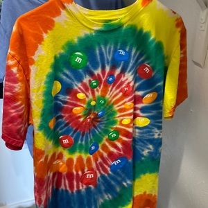 M&m tye dye shirt